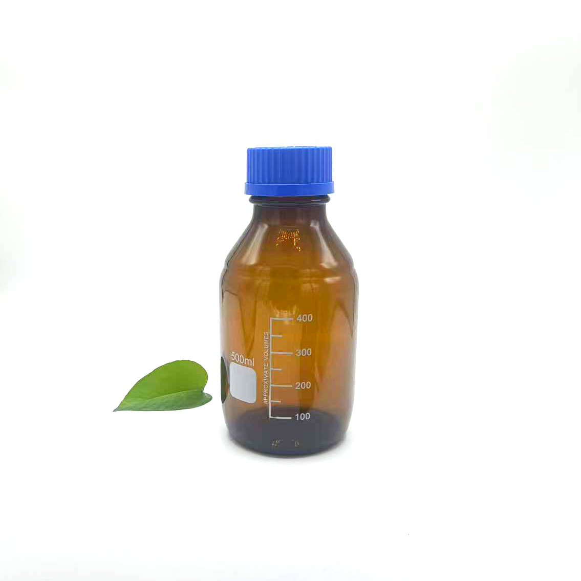 Μπουκάλι αντιδραστηρίου καφέ γυαλιού 500 ml