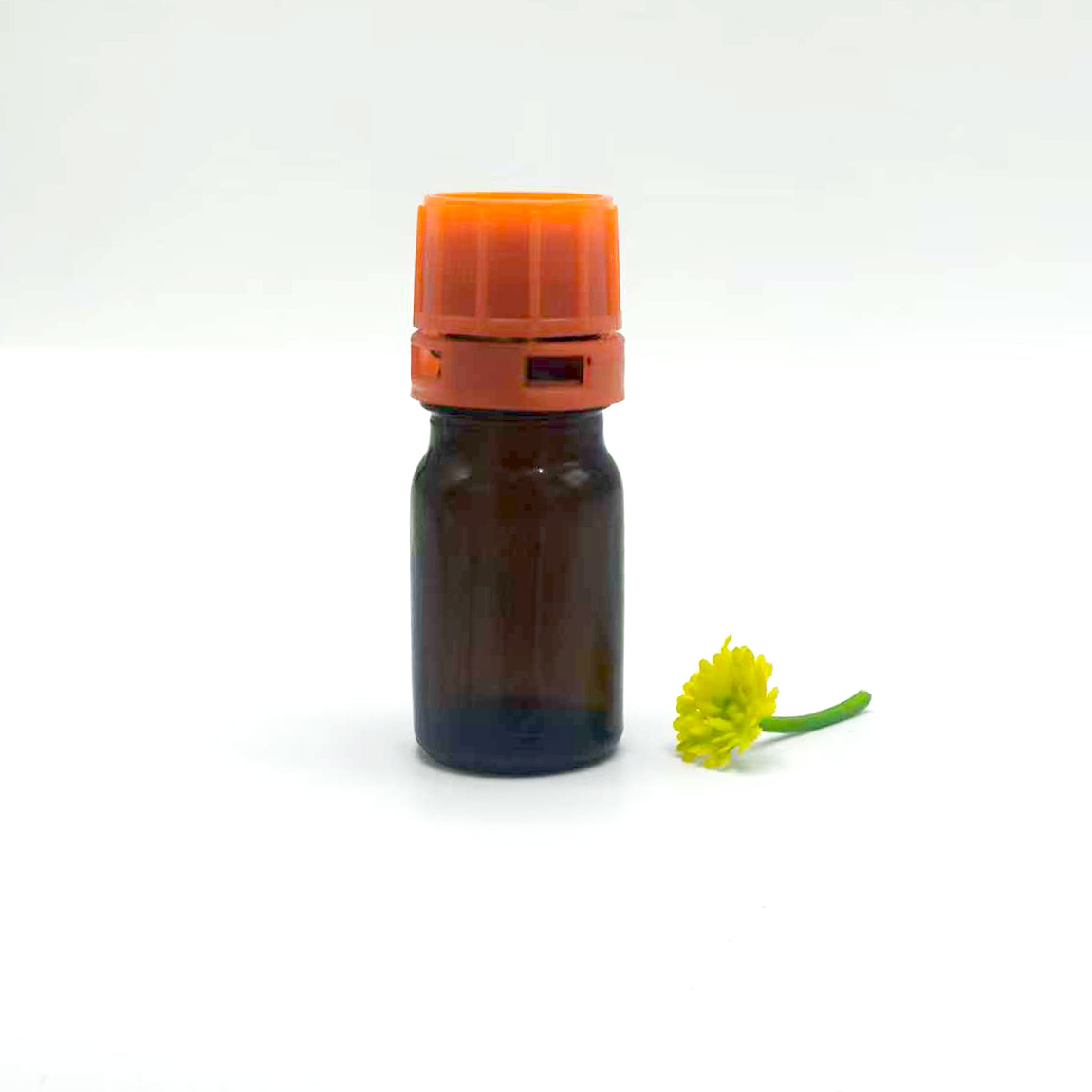 Γυάλινη φιάλη αντιδραστηρίου 5 ml